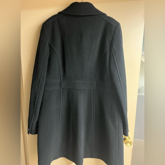 Cole Haan Black wool Coat - Picture 2 of 12